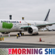 Greenpeace smears an Air France plane in March, 2021